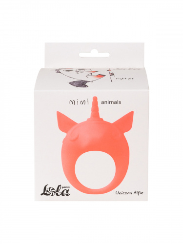 Vibrating cockring Lola Games MiMi Animals Unicorn Alfie Orange 7000-26lola