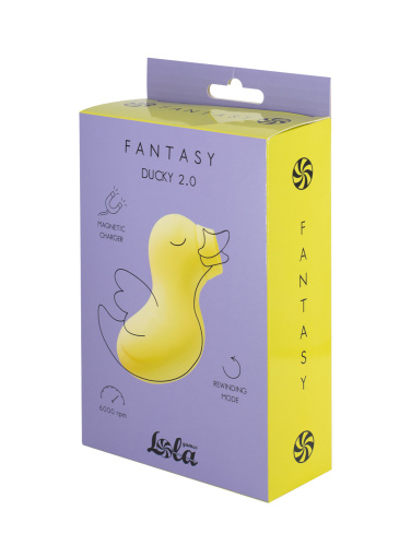 Rechargeable Clitoral Stimulator Fantasy Ducky 2.0 Yellow 7913-01lola