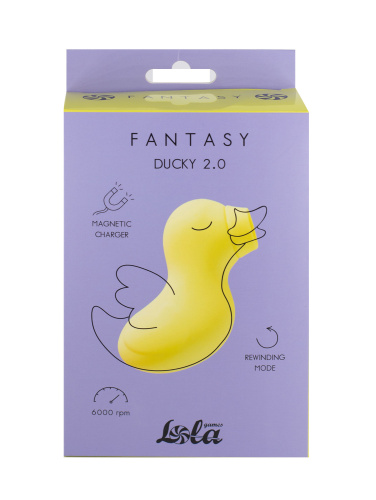 Rechargeable Clitoral Stimulator Fantasy Ducky 2.0 Yellow 7913-01lola