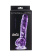 Transparent dildo Intergalactic Luminous Purple 7086-02lola