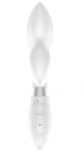 Rechargeable vibrator Indeep Juna White 7700-07indeep