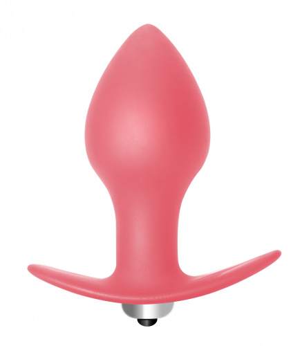 Anal Plug with vibration Bulb Pink (AAA Batteries) 5006-01lola