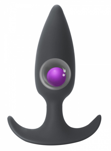 Anal plug with a misplaced centre of gravity Spice it up Delight Dark Grey 8010-02lola