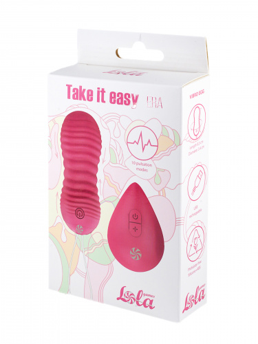 Pulsating  Vaginal Balls with remote control Take it Easy Era Pink 9021-08lola
