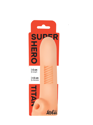 Penis sleeve Super Hero Titan Beige 7018-01lola
