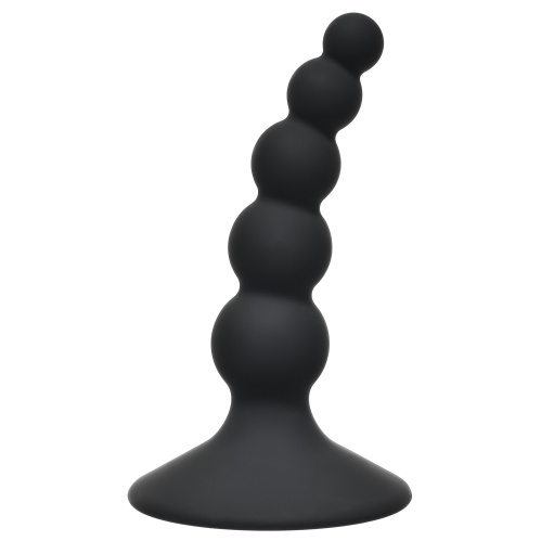 Anal Ribbed Plug Black 4108-03lola
