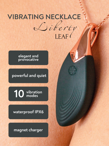 Vibrating necklace Liberty Leaf 9300-01lola