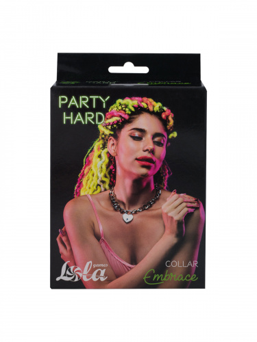 The collar Party Hard Embrace Silver 1093-01lola