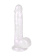 Pearlescent dildo Mabe Pearl White 9901-03lola