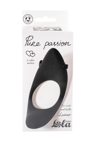 Vibro cockring Pure Passion Lunar Black 1305-01lola