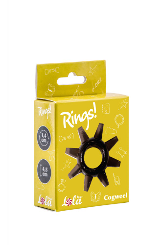 Cockring Rings Cogweel black 0114-91lola