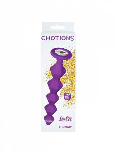 Anal Beads Emotions Chummy purple 1401-03lola