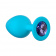 Anal plug  Emotions Cutie Medium Turquoise light purple crystal 4012-04lola
