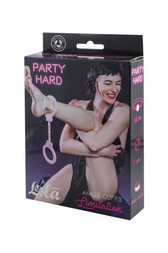 Ankle Cuffs Party Hard Limitation Pink 1168-03lola