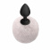 Tail Anal Plug Emotions Fluffy White 4017-01lola