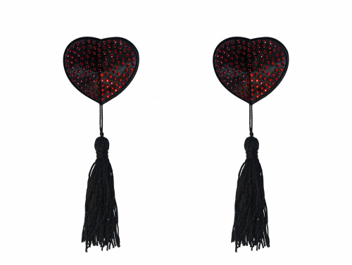 Pasties Burlesque Evans Red 3635-03lola