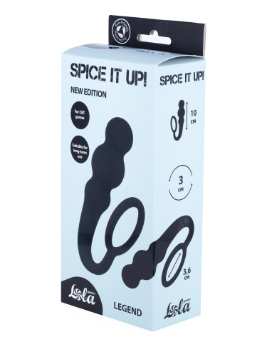 Anal plug Spice it up Legend Black 8001-01lola