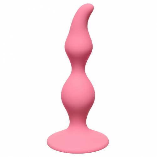 Curved Anal Plug Pink 4105-01lola