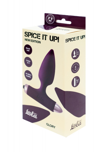 Vibrating Anal Plug Spice it up New Edition Glory Ultraviolet 8015-04lola