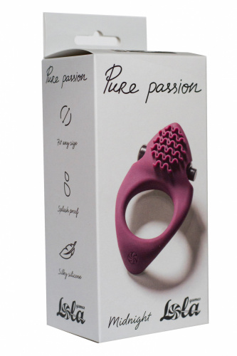 Vibro cockring Pure Passion Midnight wine red 1300-02lola