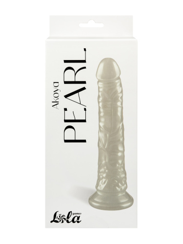 Pearlescent dildo Akoya Pearl White 9903-03lola