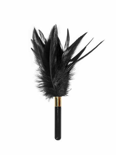 Tickler Burlesque Plume Black 1082-02lola