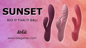 New Bendable, Liquid Silicone Vibrators: The Sunset Collection