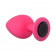 Anal plug Emotions Cutie Large Pink black Crystal 4013-01lola