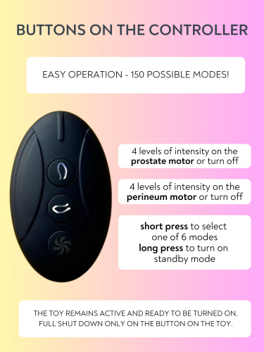 Prostate Massager with 2 motors Spice it Up P-Bliss 8022-03lola