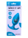 Anal plug with a misplaced centre of gravity Spice it up Insatiable Aquamarine 8011-03lola