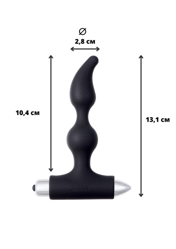 Vibrating Anal Plug Spice it up New Edition Elation Black 8018-01lola