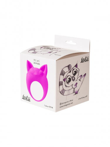 Vibrating cockring Lola Games MiMi Animals Lemur Remi Purple 7000-15lola