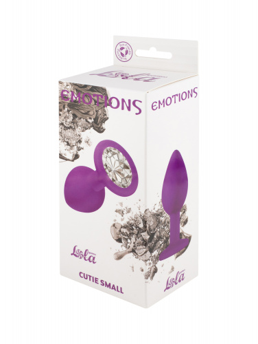 Anal plug Emotions Cutie Small Purple clear crystal 4011-04lola
