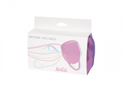 Menstrual Cups Kit Natural Wellness Orchid 4000-04lola