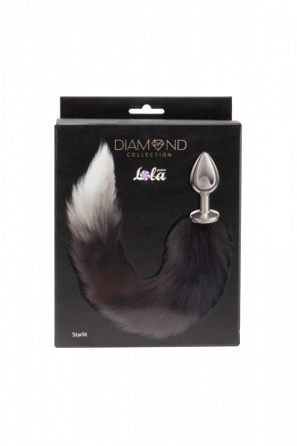 Tail Anal Plug Diamond Starlit Black 4020-01lola