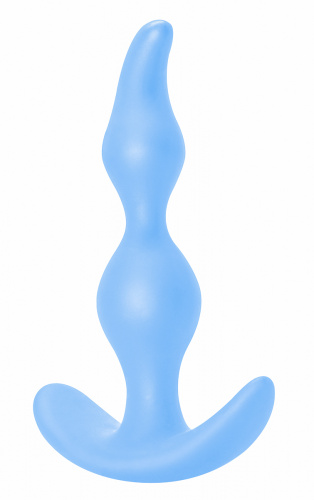 Bent Anal Plug Blue 5002-02lola