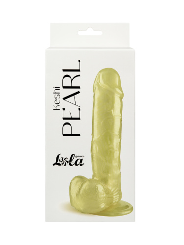 Pearlescent dildo Keshi Pearl Golden 9904-01lola