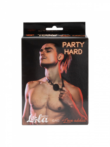 Gag Party Hard Love Addict Black 1146-01lola