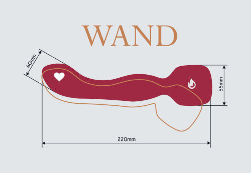 Heating Wand red 1018-02lola