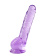 Transparent dildo Intergalactic Luminous Purple 7086-02lola