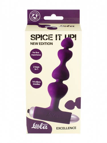 Vibrating Anal Plug Spice it up New Edition Excellence Ultraviolet 8016-04lola