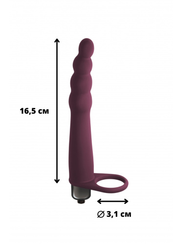 Strap-on Pure Passion Bramble Wine red 1201-02lola