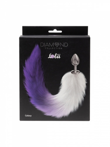 Tail Anal Plug Diamond Galaxy Purple 4019-03lola