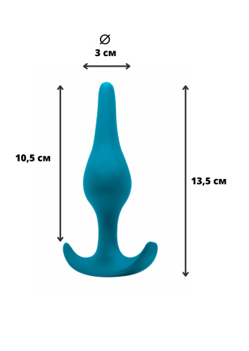 Anal plug Spice it up Smooth Aquamarine 8008-03lola