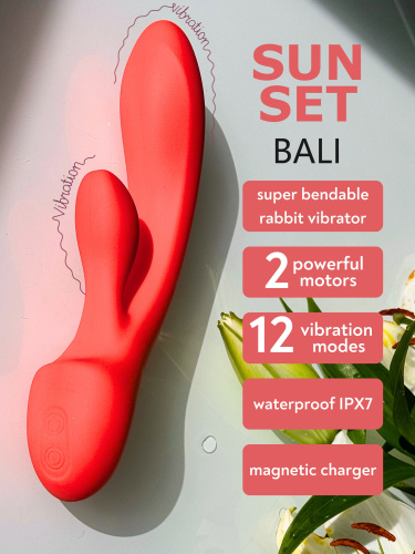 Rechargeable Vibrator Bali Sunset 9703-03lola