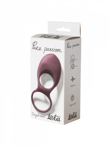 Vibrating Double Cockring Daydream Wine Red 1303-02lola