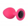 Anal plug  Emotions Cutie Medium Pink black crystal 4012-01lola