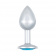 Anal plug Diamond Light blue Sparkle Small 4009-04lola